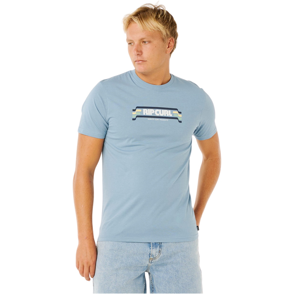 2026 Rip Curl M&auml;nner Mama-Tee 0XHMTE - Faded Denim